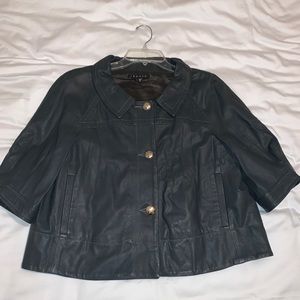 Theory genuine leather jacket